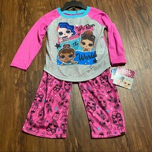 LOL Surprise We Run the World Pajamas Set 4T